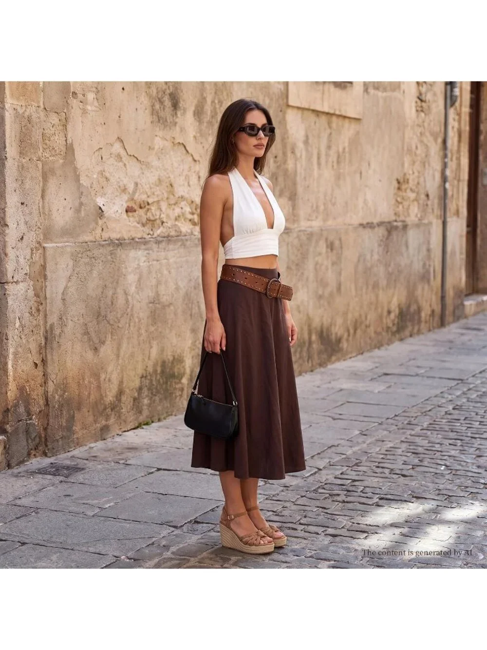 N/A espadrille wedge